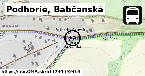 Podhorie, Babčanská