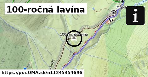 100-ročná lavína