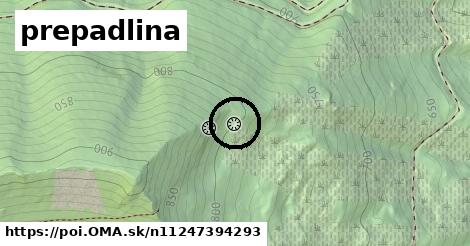 prepadlina