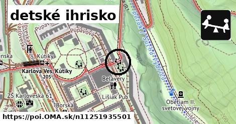 detské ihrisko