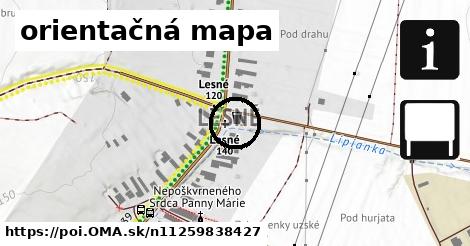 orientačná mapa