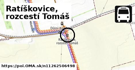 Ratíškovice, rozcestí Tomáš