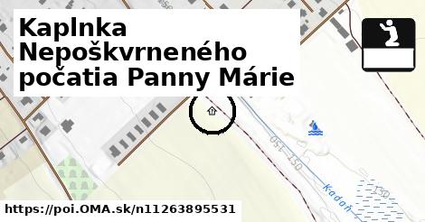 Kaplnka Nepoškvrneného počatia Panny Márie