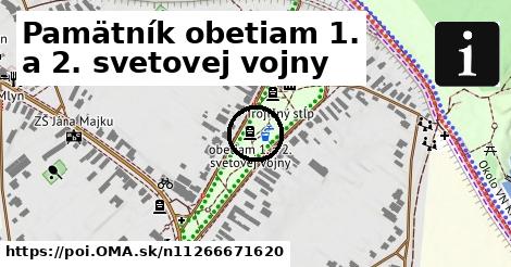 Pamätník obetiam 1. a 2. svetovej vojny