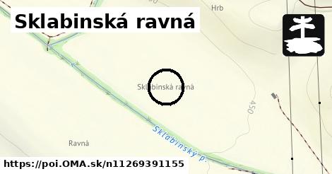 Sklabinská ravná