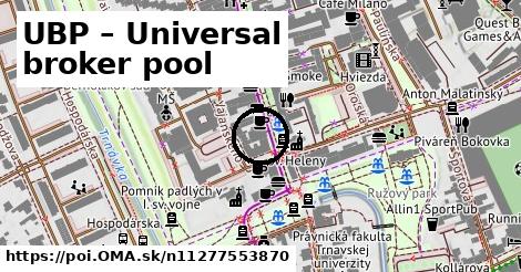 UBP – Universal broker pool