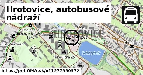 Hrotovice, autobusové nádraží