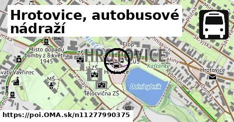 Hrotovice, autobusové nádraží