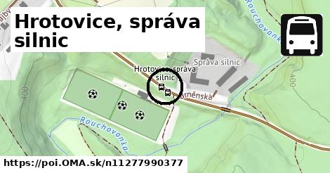 Hrotovice, správa silnic