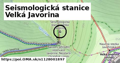 Seismologická stanice Velká Javorina