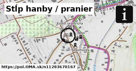 Stĺp hanby / pranier