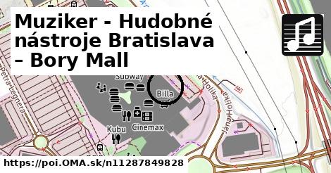 Muziker - Hudobné nástroje Bratislava – Bory Mall