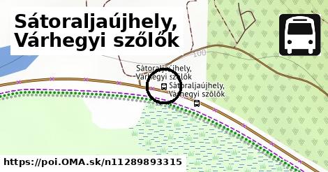 Sátoraljaújhely, Várhegyi szőlők