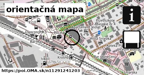 orientačná mapa