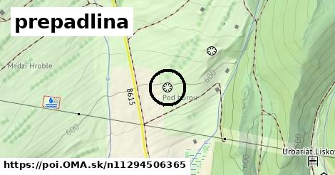 prepadlina