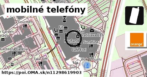 mobilné telefóny