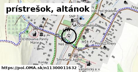 prístrešok, altánok