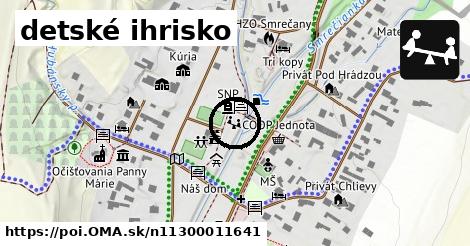 detské ihrisko