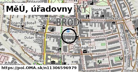 MěÚ, úřadovny