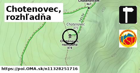 Chotenovec, rozhľadňa