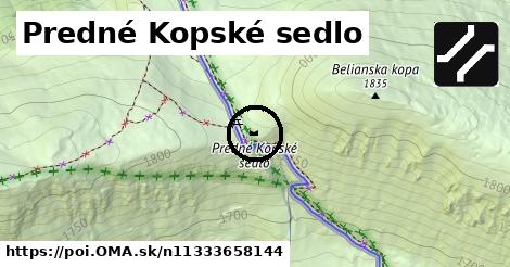 Predné Kopské sedlo