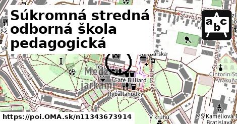 Súkromná stredná odborná škola pedagogická