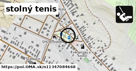 stolný tenis