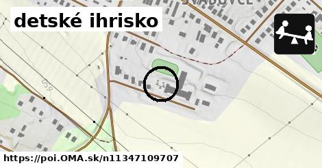 detské ihrisko