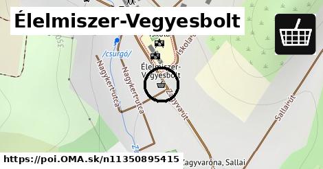 Élelmiszer-Vegyesbolt