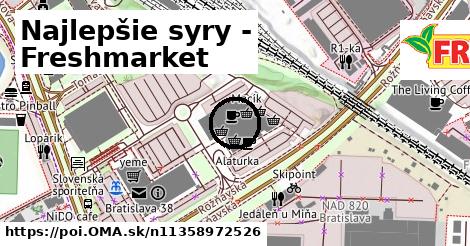 Najlepšie syry - Freshmarket