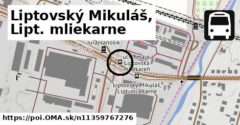 Liptovský Mikuláš, Lipt. mliekarne