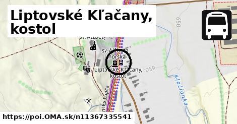 Liptovské Kľačany, kostol