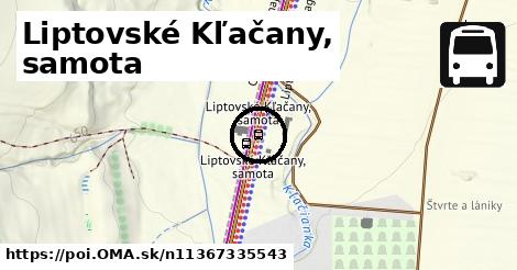 Liptovské Kľačany, samota