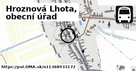 Hroznová Lhota, obecní úřad