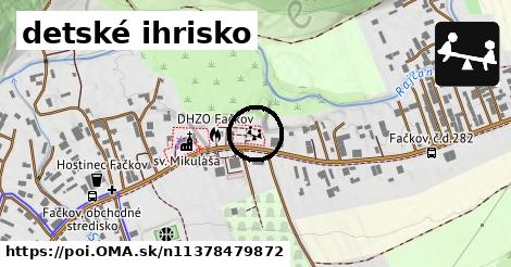 detské ihrisko