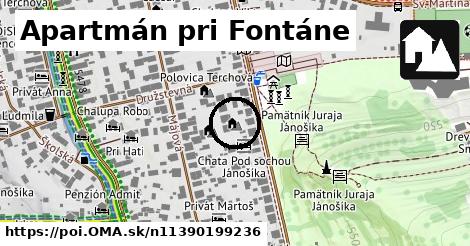 Apartmán pri Fontáne