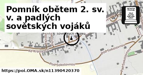 Pomník obětem 2. sv. v. a padlých sovětských vojáků