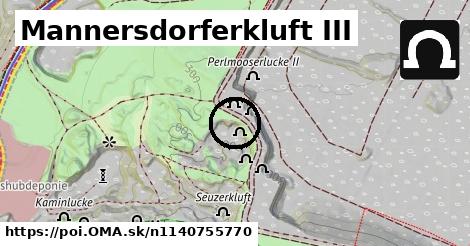 Mannersdorferkluft III