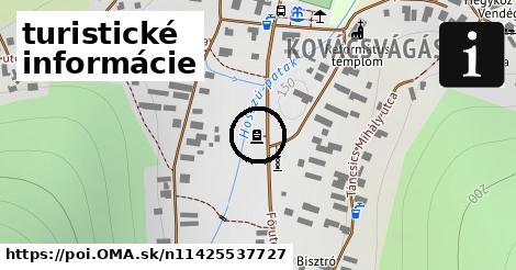 turistické informácie