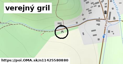 verejný gril