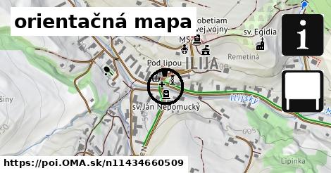 orientačná mapa