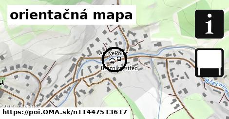 orientačná mapa