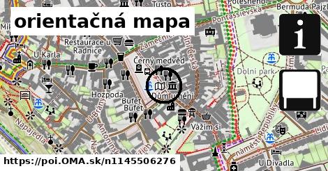 orientačná mapa