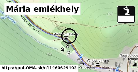 Mária emlékhely