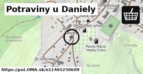 Potraviny u Daniely