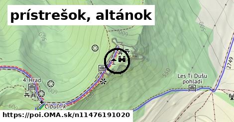 prístrešok, altánok