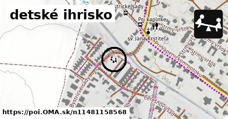 detské ihrisko