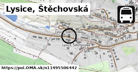 Lysice, Štěchovská