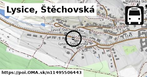 Lysice, Štěchovská