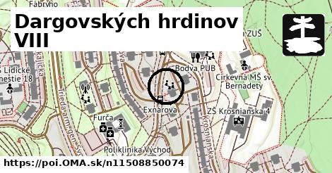 Dargovských hrdinov VIII